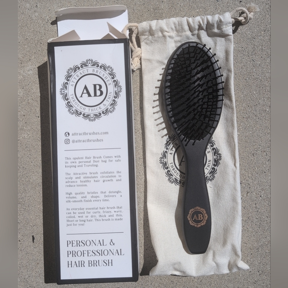 Black womens Hair Brush